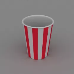 Popcorn Cup 3D model
