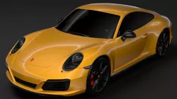 Porsche 911 Carrera T Coupe 991 2018 3D model