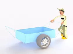 Pouss Pouss Low-poly  3D model