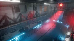 Pro-TEK Sci-Fi Horror Corridor in Space Low-poly  3D model
