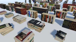 QA Modern Books Low-poly  3D model