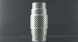 Rain Gold Vase Low-poly model Low-poly  3D model