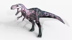 Raptor T-Rex Hybrid Dinosaur Low-poly  3D model
