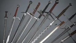 Realistic Medieval Swords Low-poly  3D model