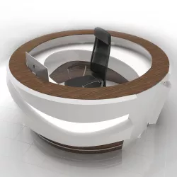 Reception Circle 3D model