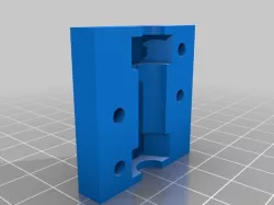 redesign of the antibacklash nut block for the 3d printed cnc mill made by liquidhandwash