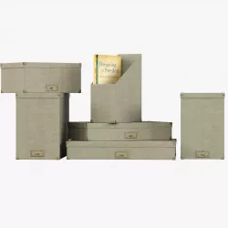 Restoration Hardware Linen Office Storage Accessories Fog Low-poly  3D model