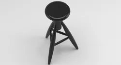 Rocket Baby Rocket Stool 3D model