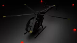 Rogue Assassin helicopter  Low-poly  3D model