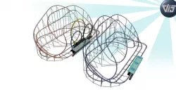 Rollercoasters Low-poly  3D model