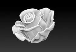 Rose Flower printable 3d model Detailed Realistic 3D model