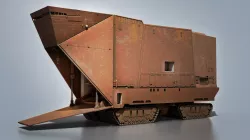 Sandcrawler Low-poly  3D model