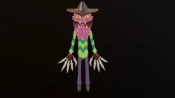 Scary Terry Low-poly  3D model
