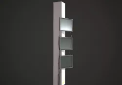 Sci Fi Column Low Poly Mobile Low-poly  3D model