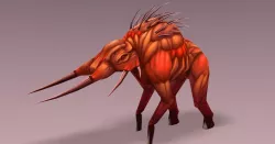 Sci-Fi Mammoth Low-poly  3D model