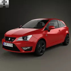 Seat Ibiza Cupra 2016 3D model