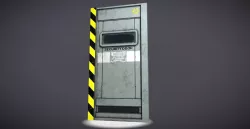 Security Door 3D model