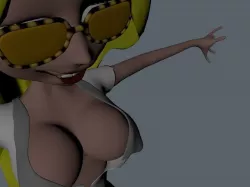 sexy secretary - foxy lady 3D model