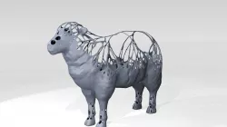 Sheep Dust Voronoi 3D model