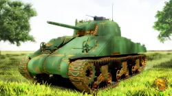 sherman M4 HP 3D model