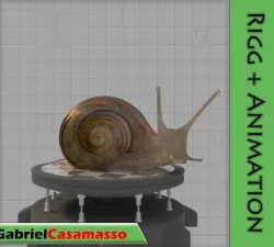 Snail 3D model