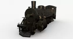 Steam Train 3D model