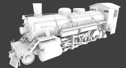 Steam Train Model Only 3D model