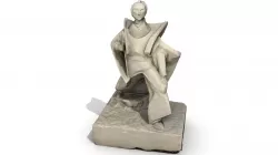 Stone Samurai Statue 3D Scan 3D model