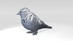 Swallow Dust Voronoi 3D model