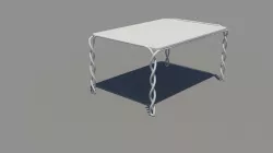 Table in modern style 3D model