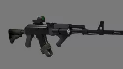 Tactical AK47 Low-poly  3D model