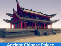 The ancient Chinese palace 3D model
