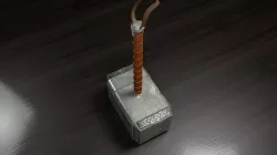 Thors Hammer Mjolnir 3D model