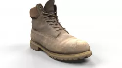 Timberland boots scan 3D model
