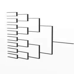 Tournament Bracket  3D model
