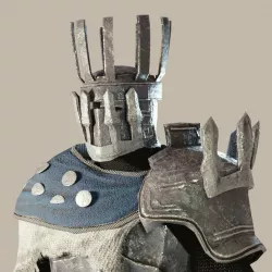 Tower Armorset Low-poly  3D model