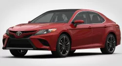 Toyota Camry XSE 2018 detailed interior 3D model