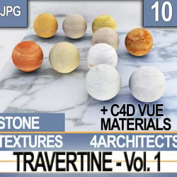 Travertine and Materials Vol 1  Texture