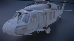UH-60 Black-hawk 3D model