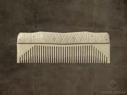 Viking comb 3D model