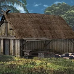 Viking Town Mega Set for Poser 3D model