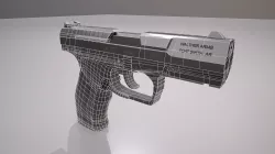 Walther P99 Pistol  Low-poly  3D model