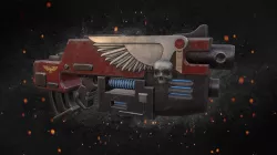 Warhammer 40 000 Combi Bolter Plasma Gun Low-poly  3D model