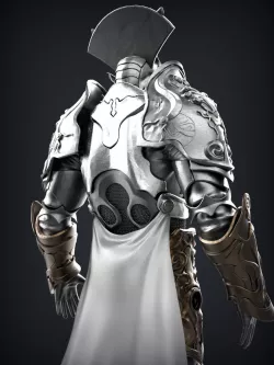 Warrior armor 3D model