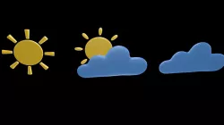 Weather symbol 3D model