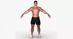 White Male Character 3D model