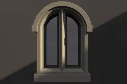 WINDOW arch gothic double 81 3D model