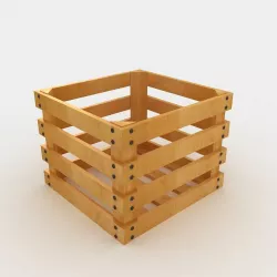 Wooden Crate  3D model