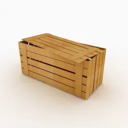 Wooden Crate 3D model