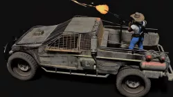 Zombie Truck 3D model